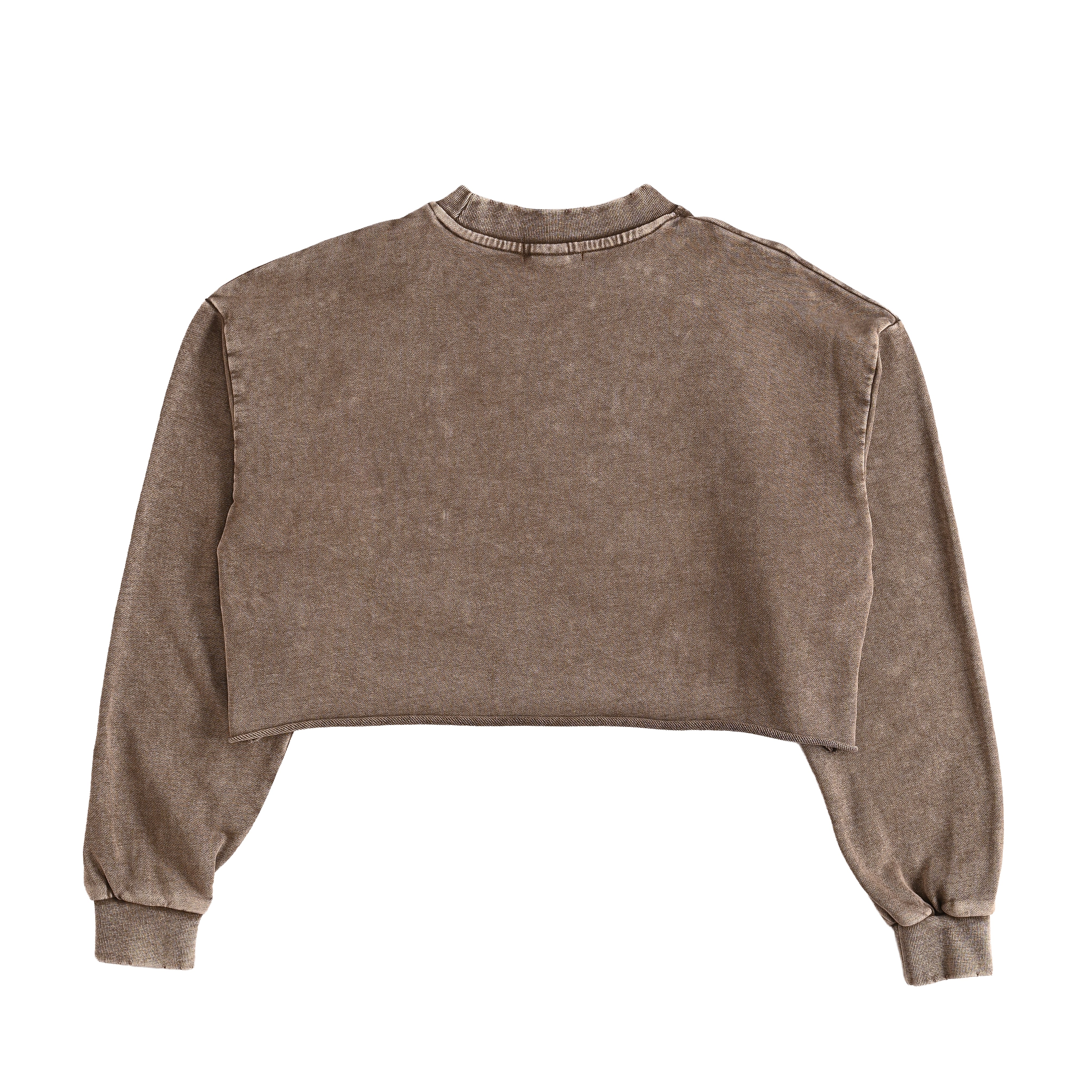 LACE UP SHORT TOPS brown image