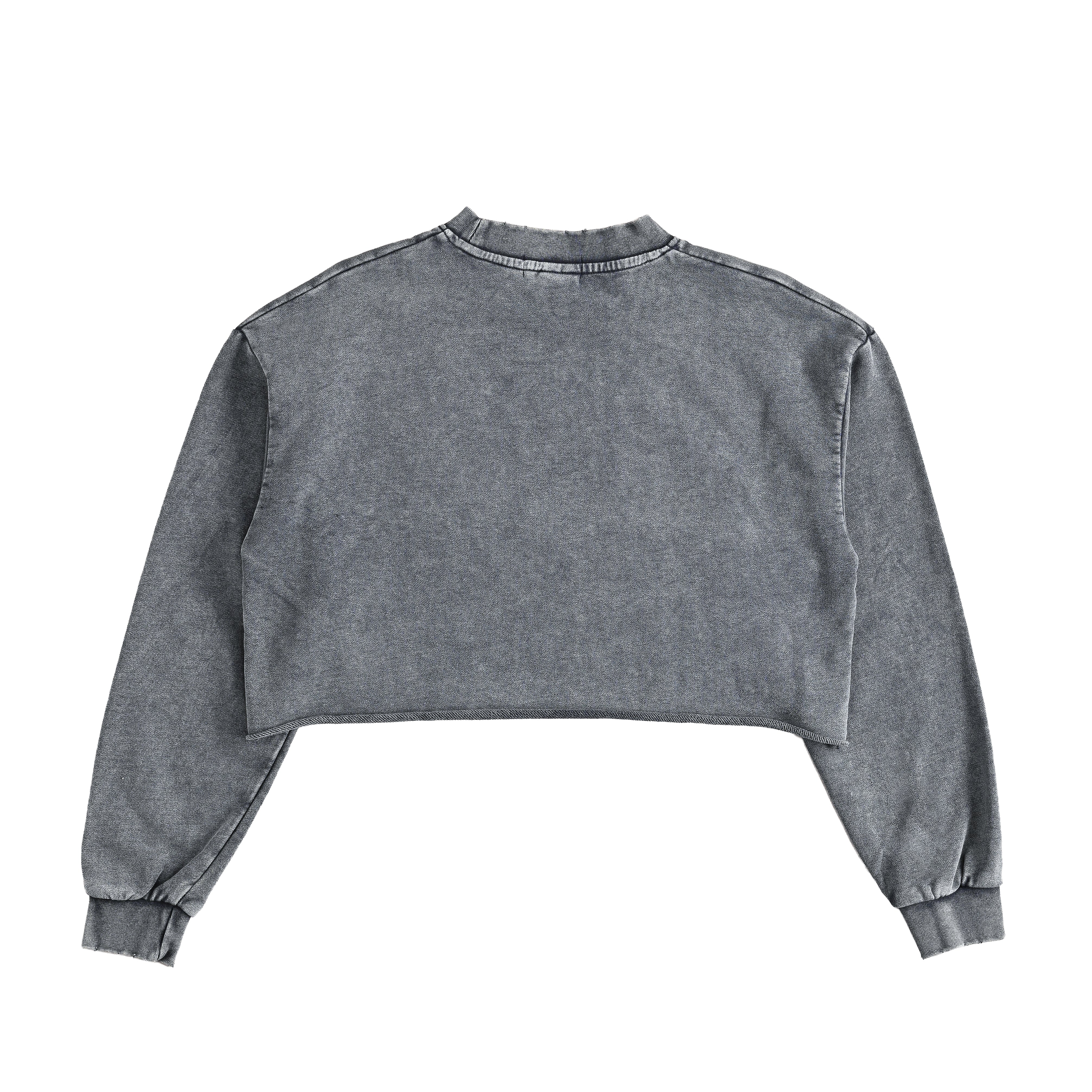 LACE UP SHORT TOPS dark-gray image