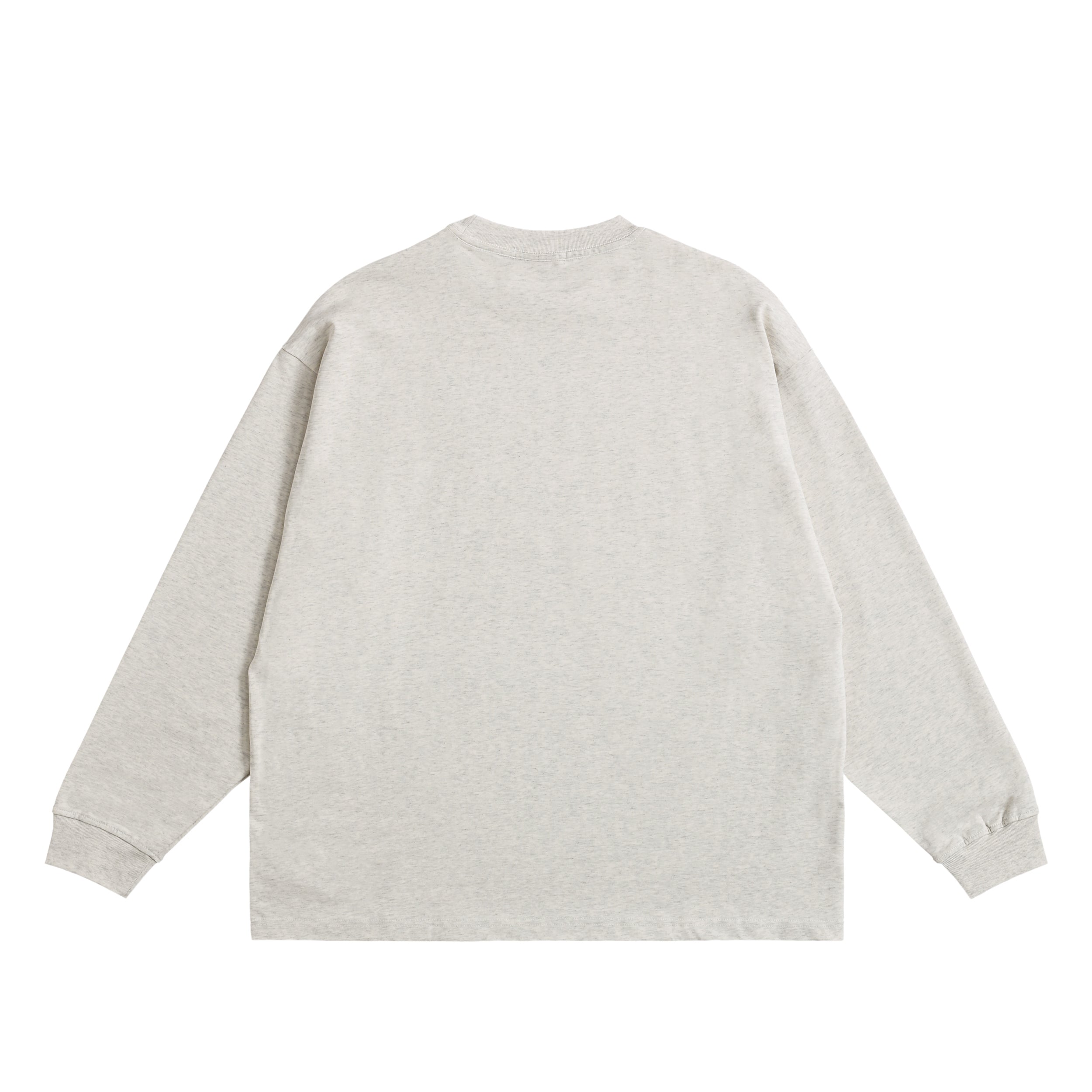 オーバーサイズ コットンロングスリーブTシャツ oatmeal image