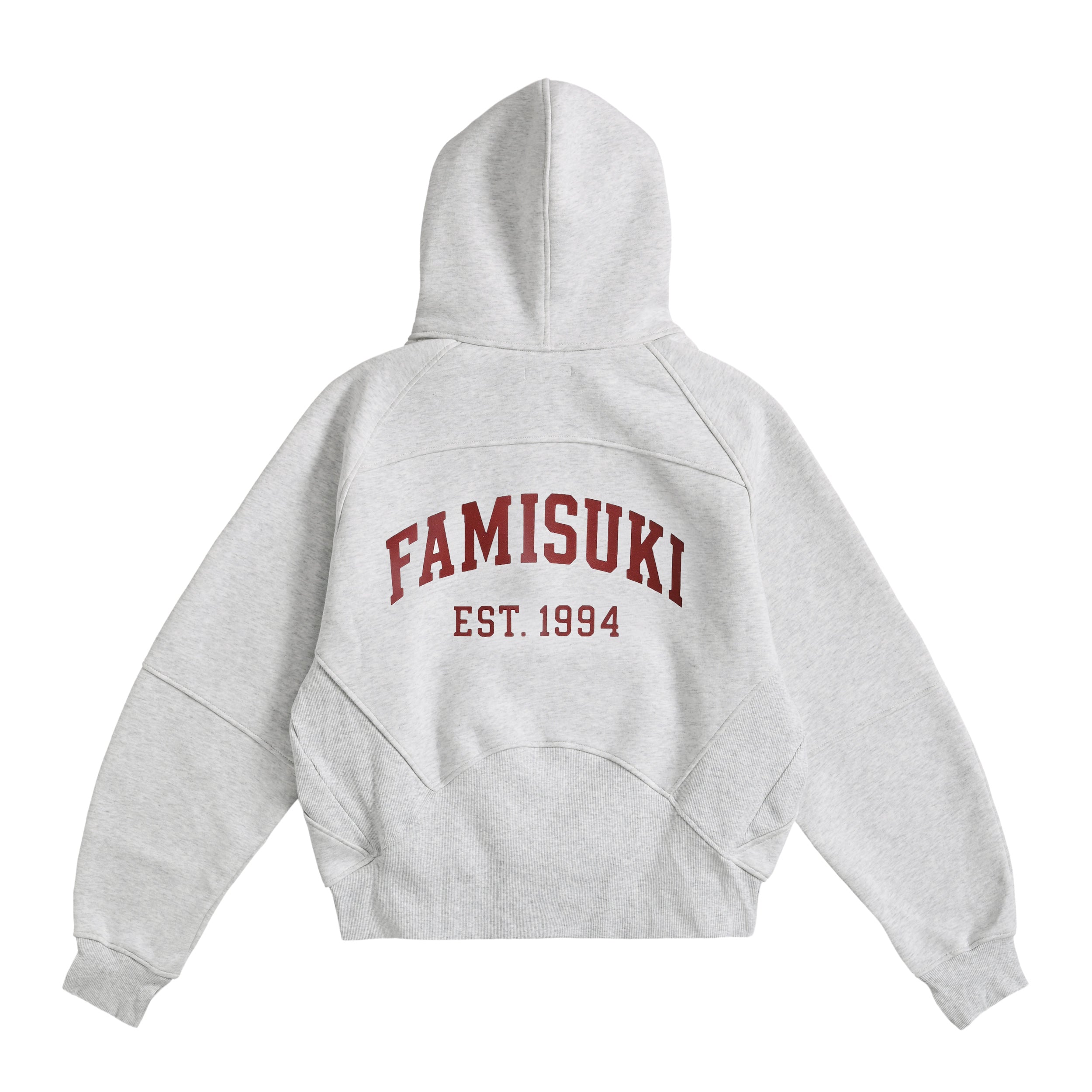 HALF ZIP LOGO HOODIE