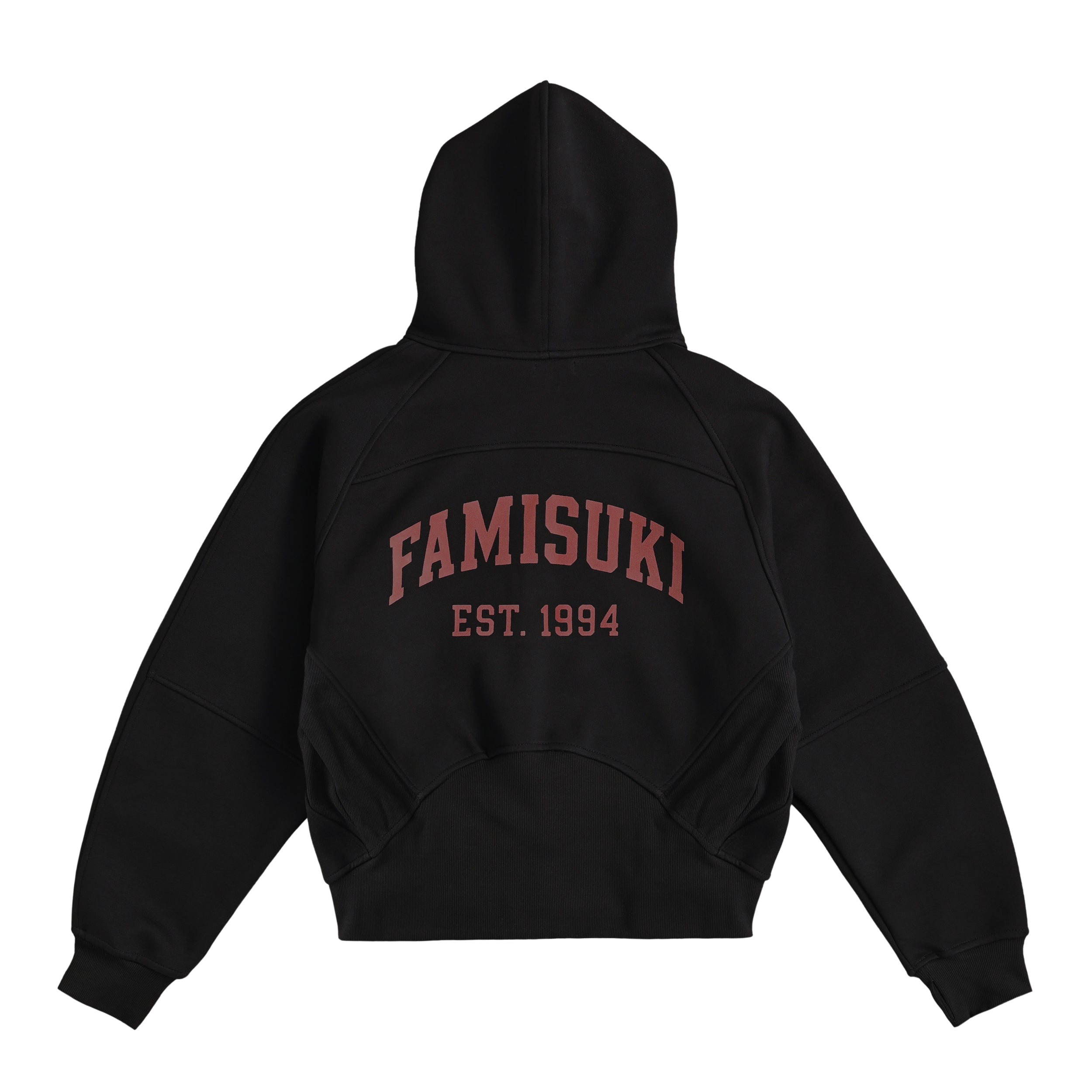 HALF ZIP LOGO HOODIE
