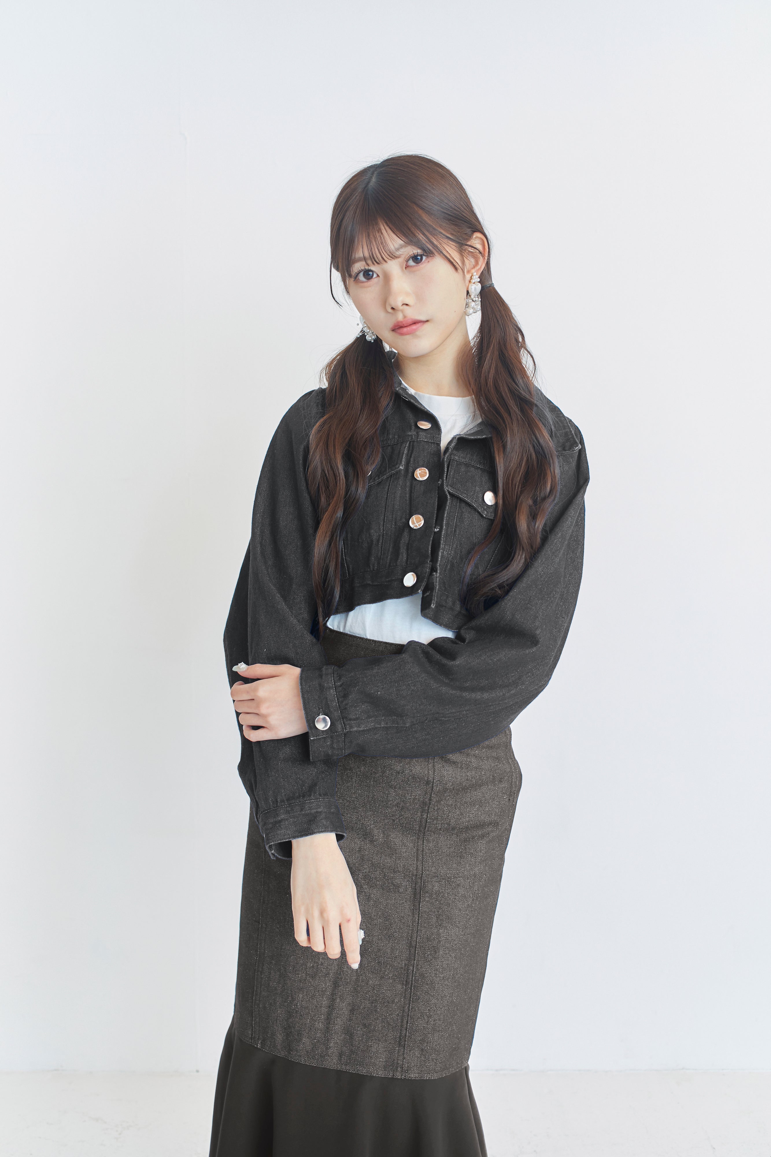 アイレットデザインデニムジャケット