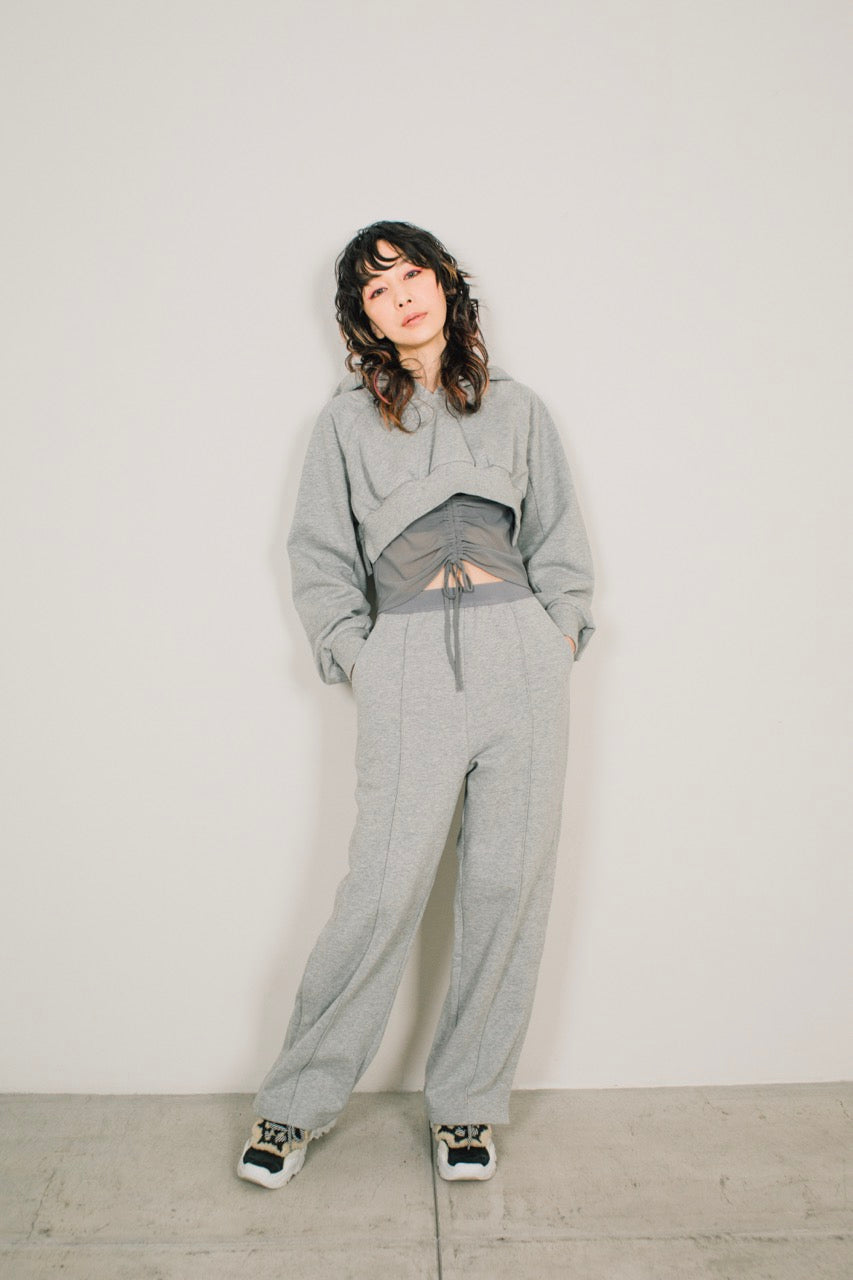 チュールレイヤードリラックスウェア