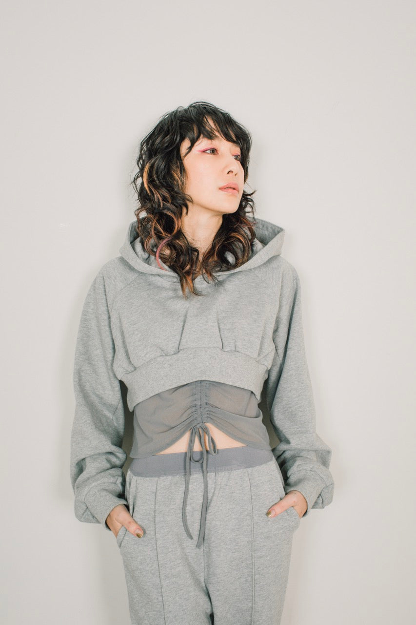 チュールレイヤードリラックスウェア