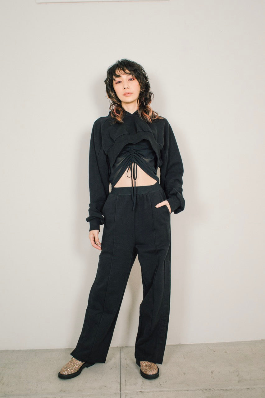 チュールレイヤードリラックスウェア