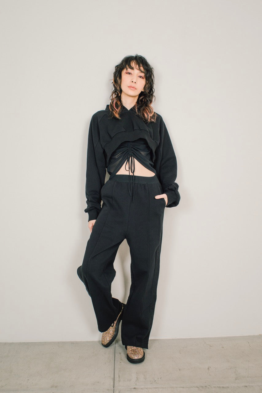 チュールレイヤードリラックスウェア