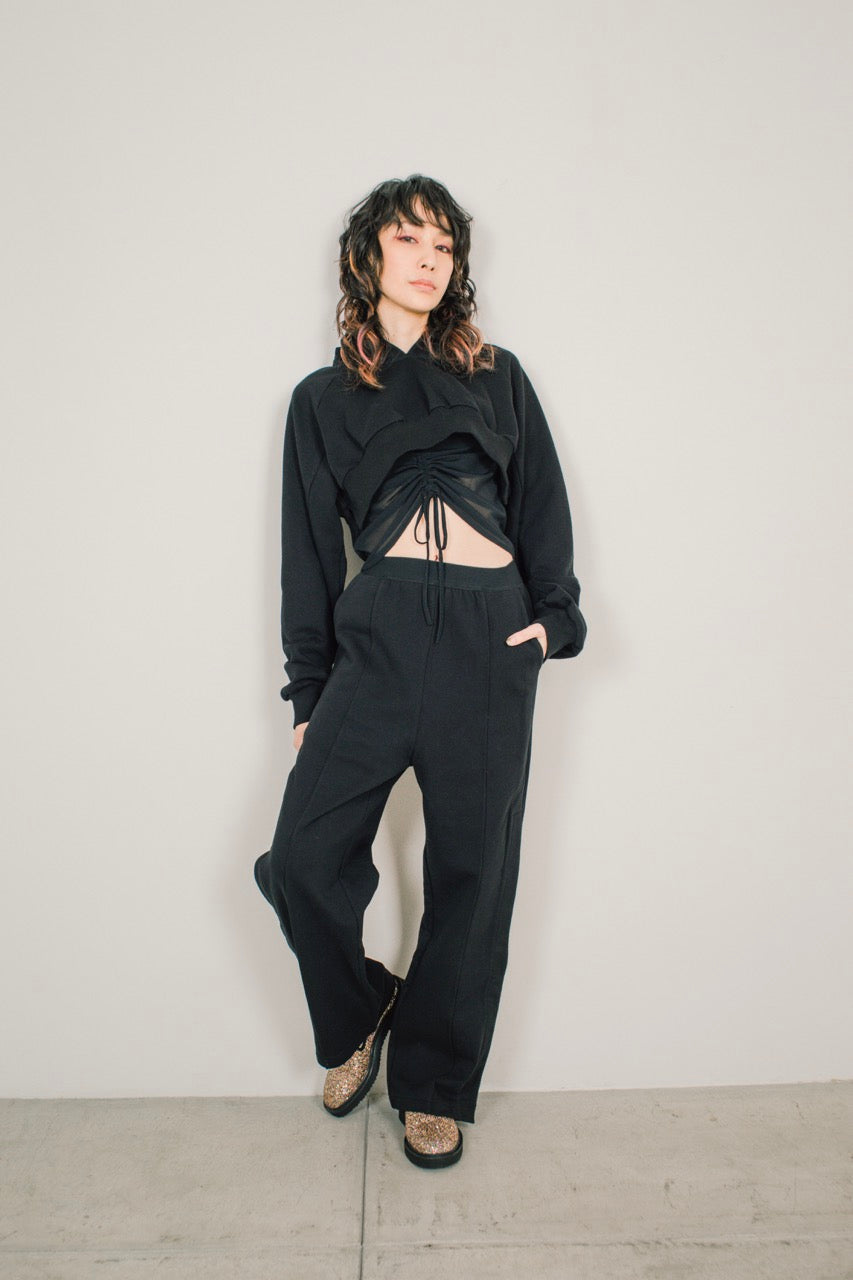 チュールレイヤードリラックスウェア