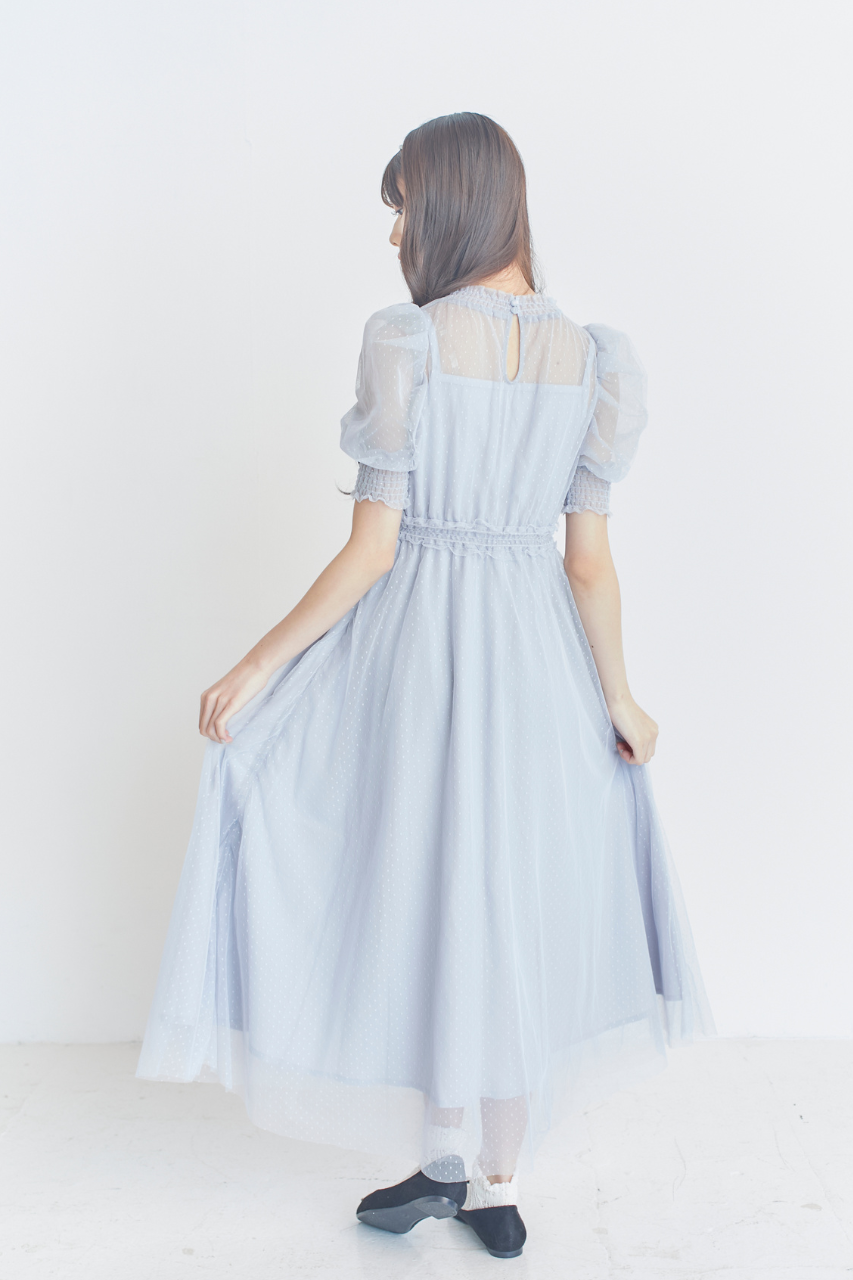 シアーコーディネートワンピース