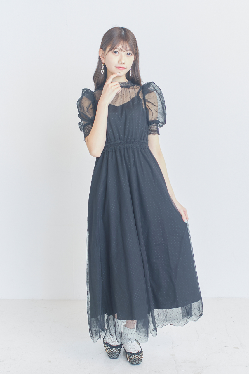 シアーコーディネートワンピース