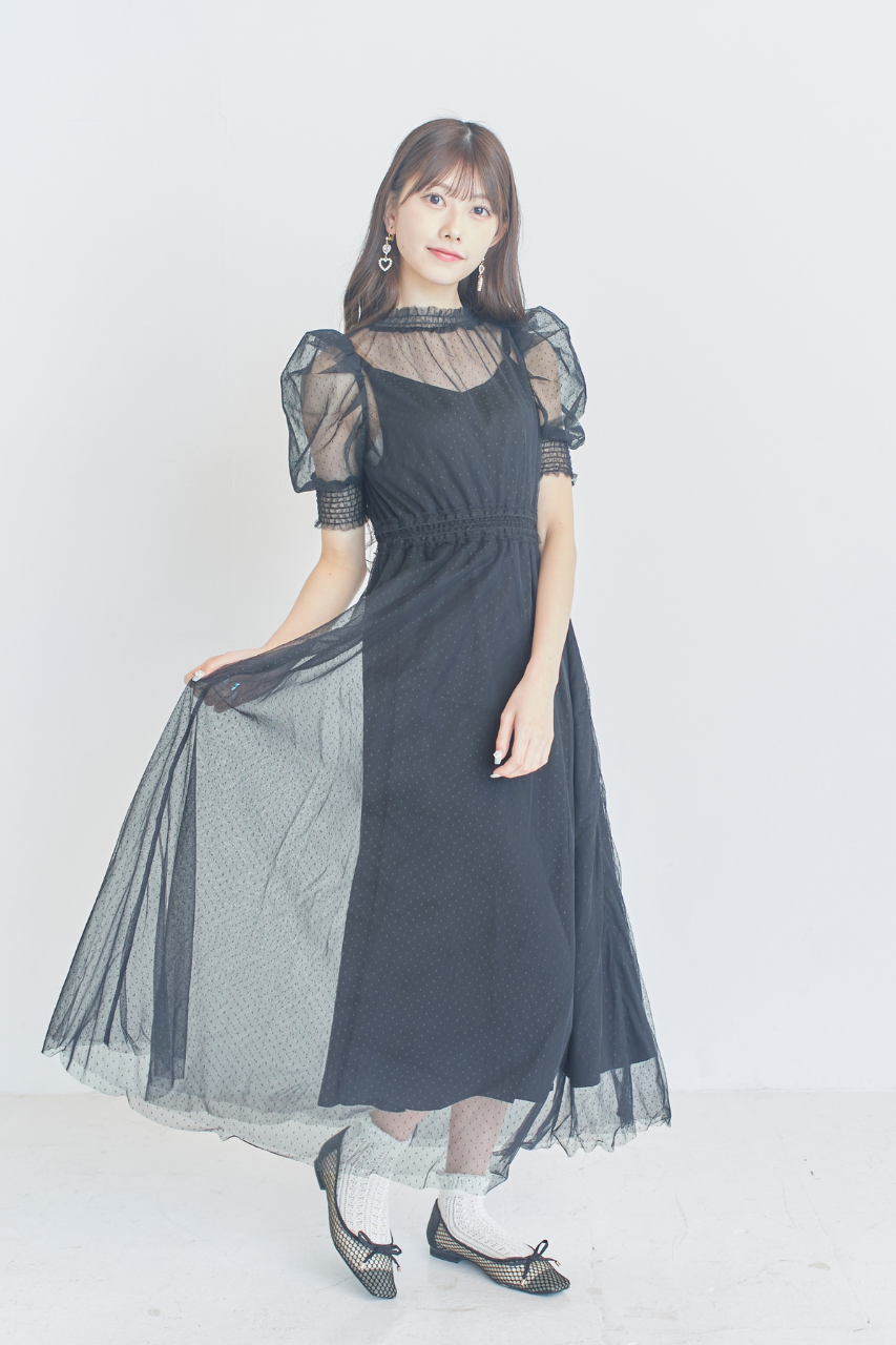 シアーコーディネートワンピース