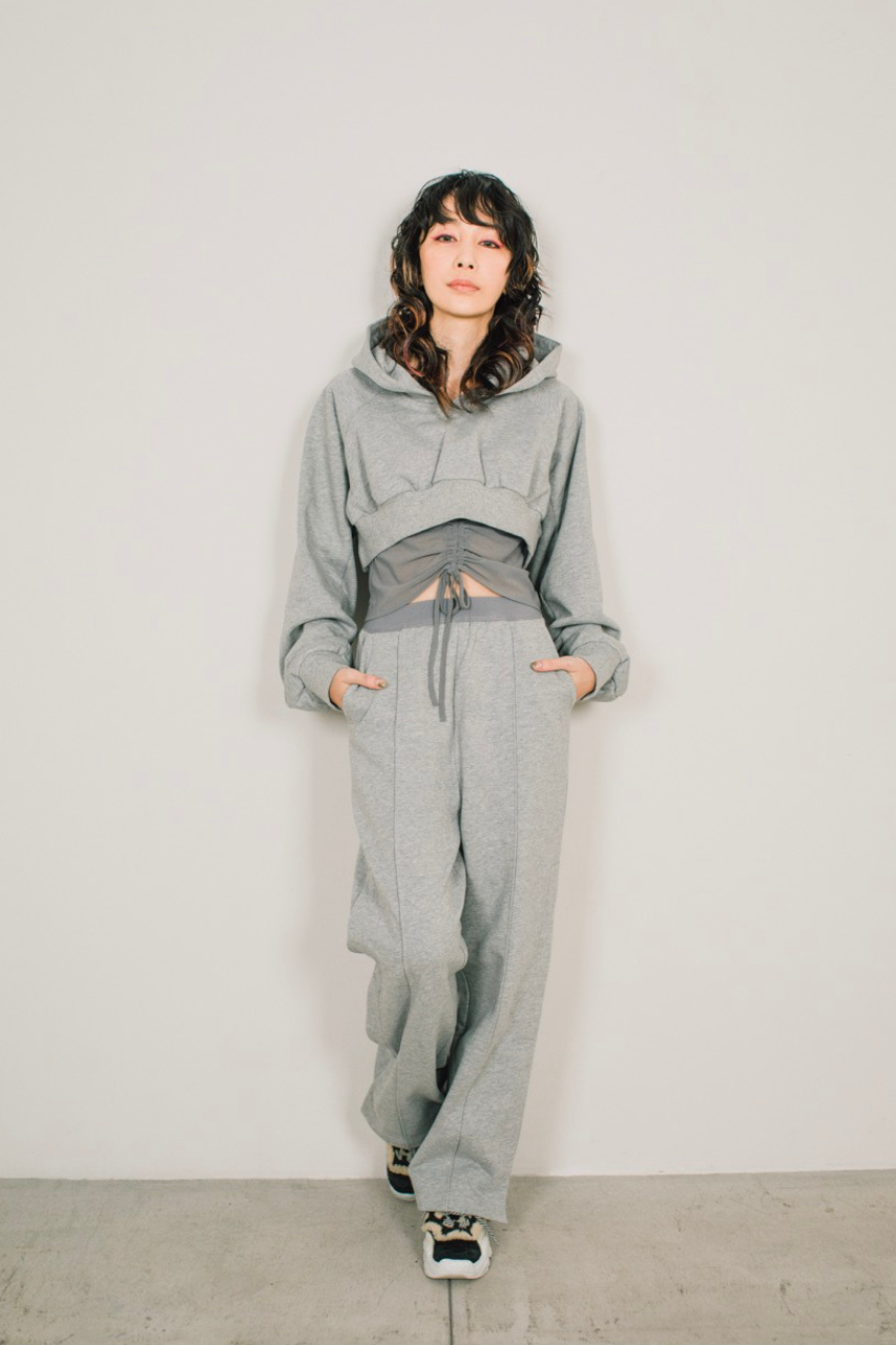 チュールレイヤードリラックスウェア