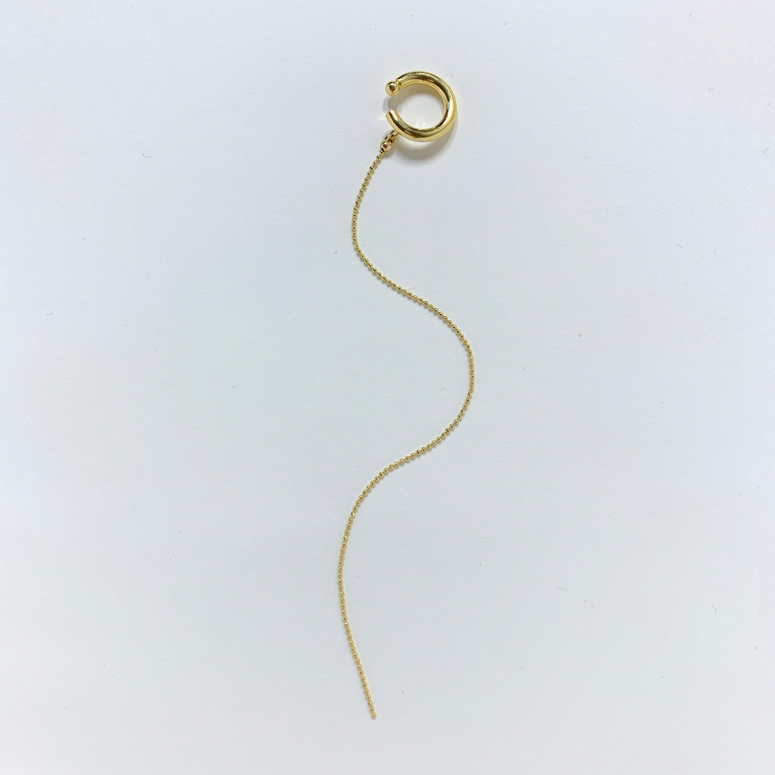 ナローチェーンイヤーカフ