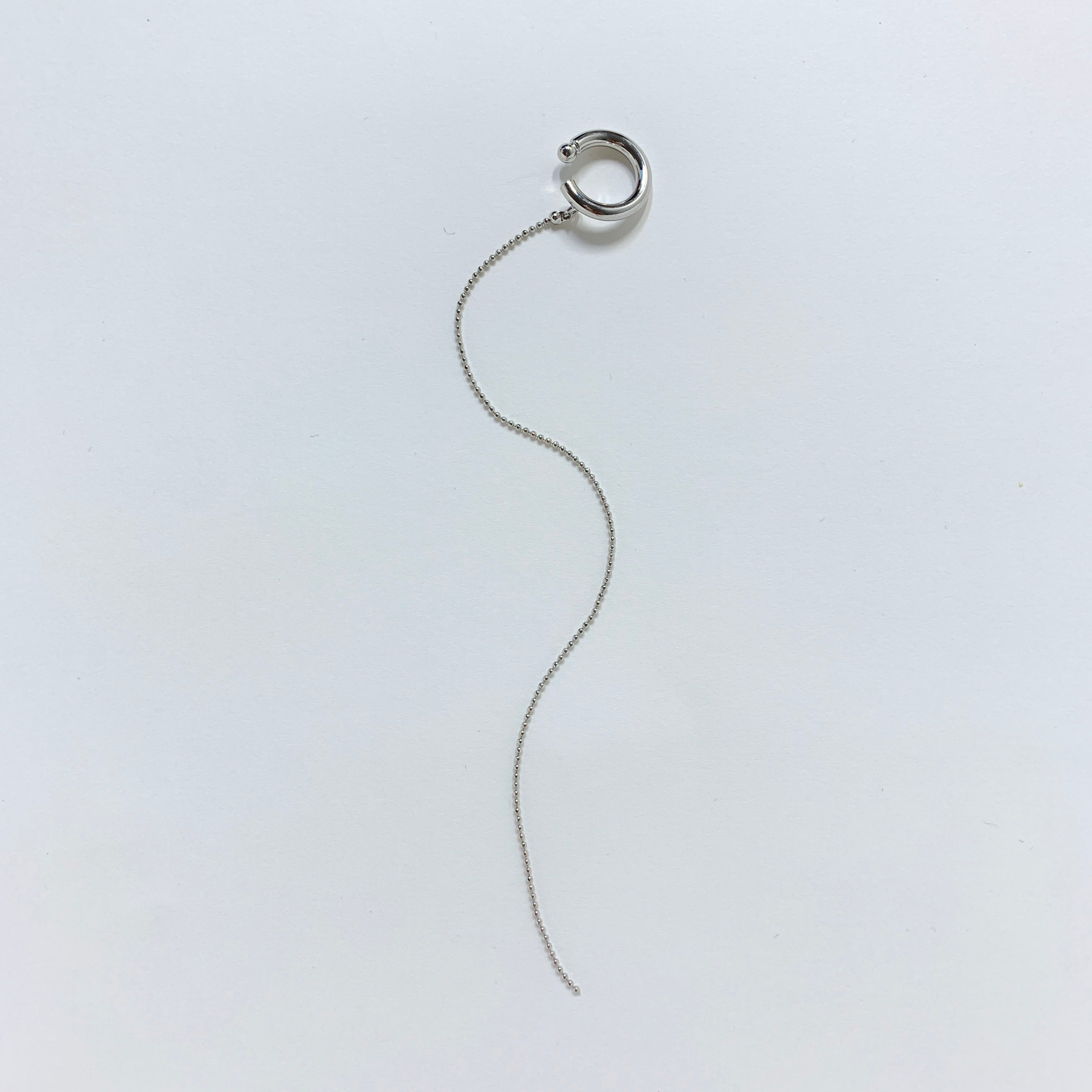 ナローチェーンイヤーカフ