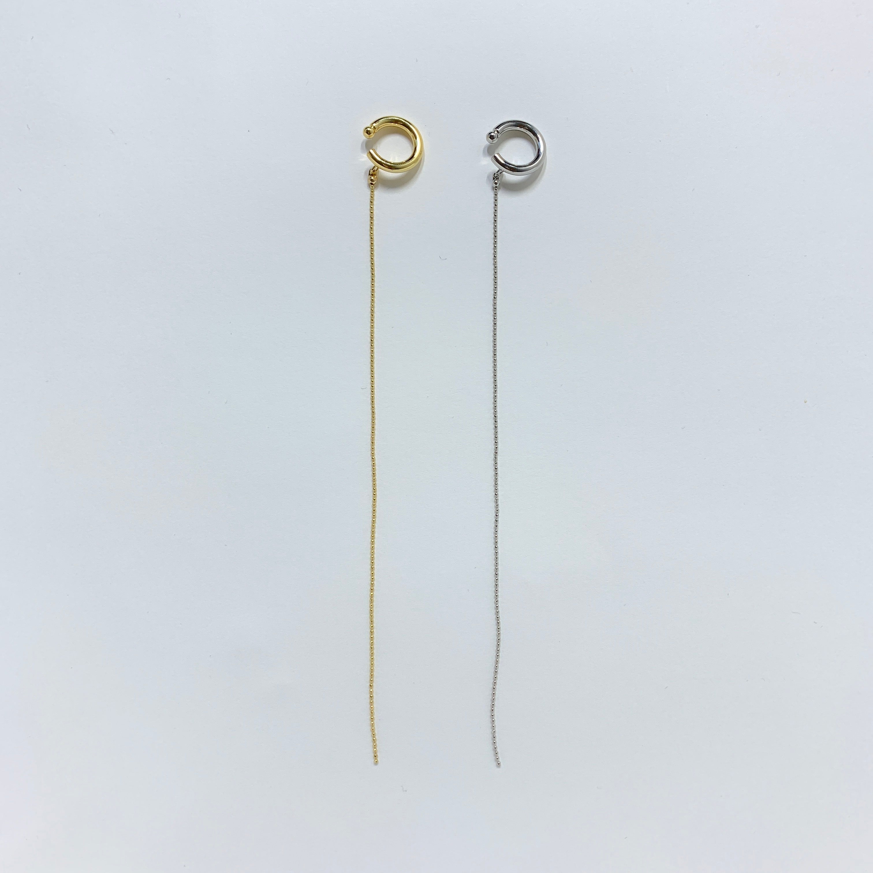 ナローチェーンイヤーカフ