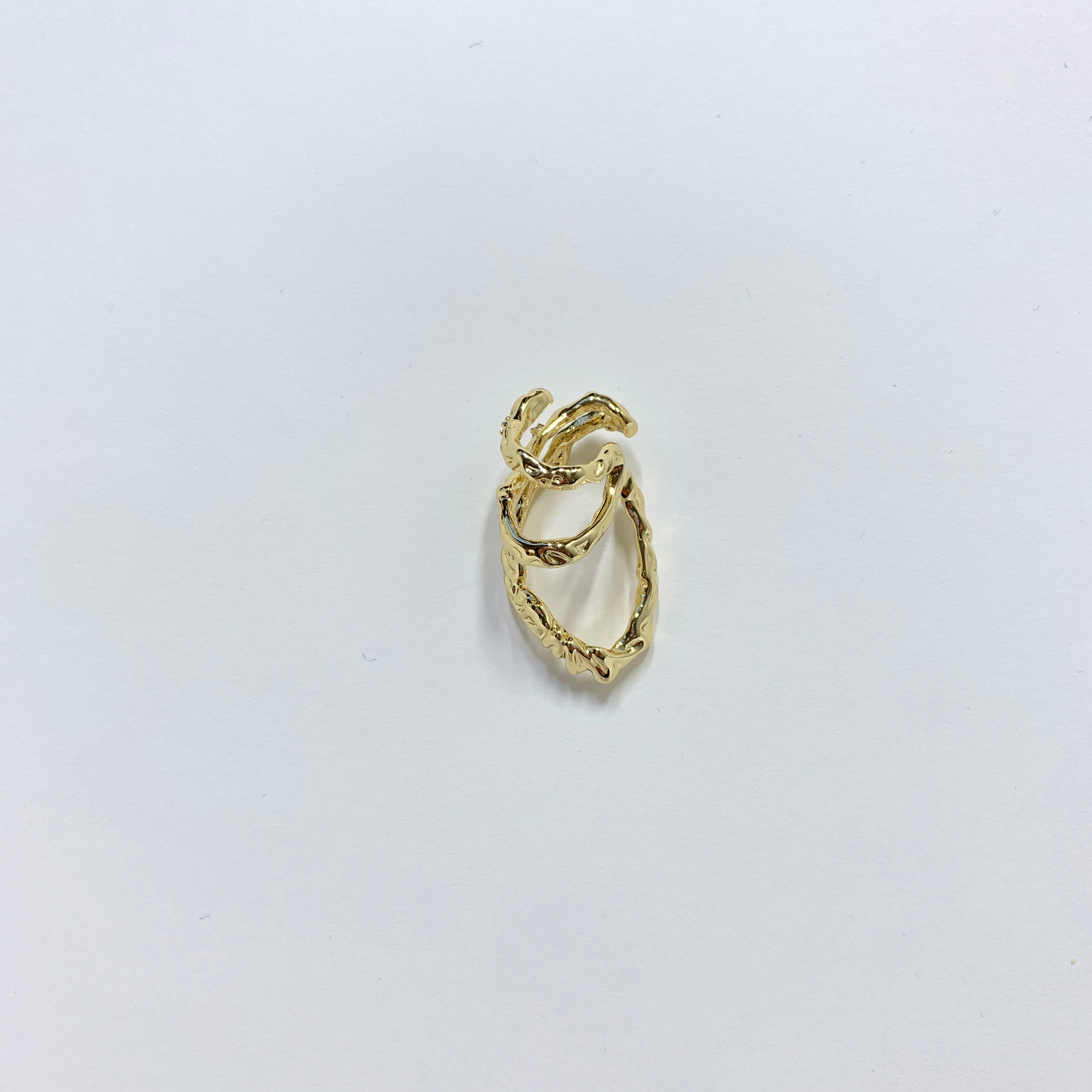 イレギュラーモチーフイヤーカフ