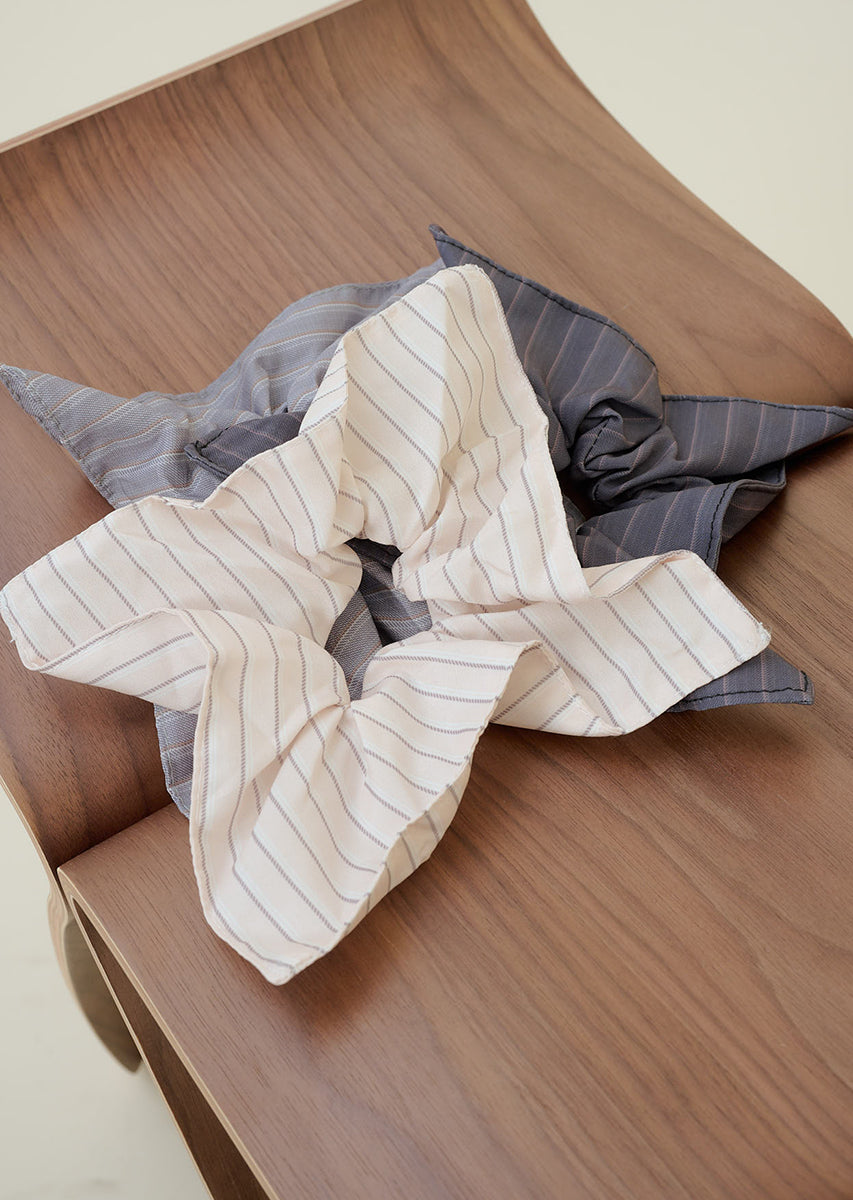 スクエアストライプシュシュ