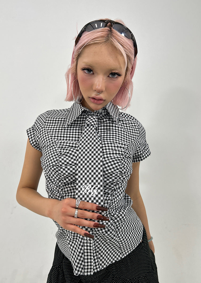 COMPACT GINGHAM CHECK SHIRT