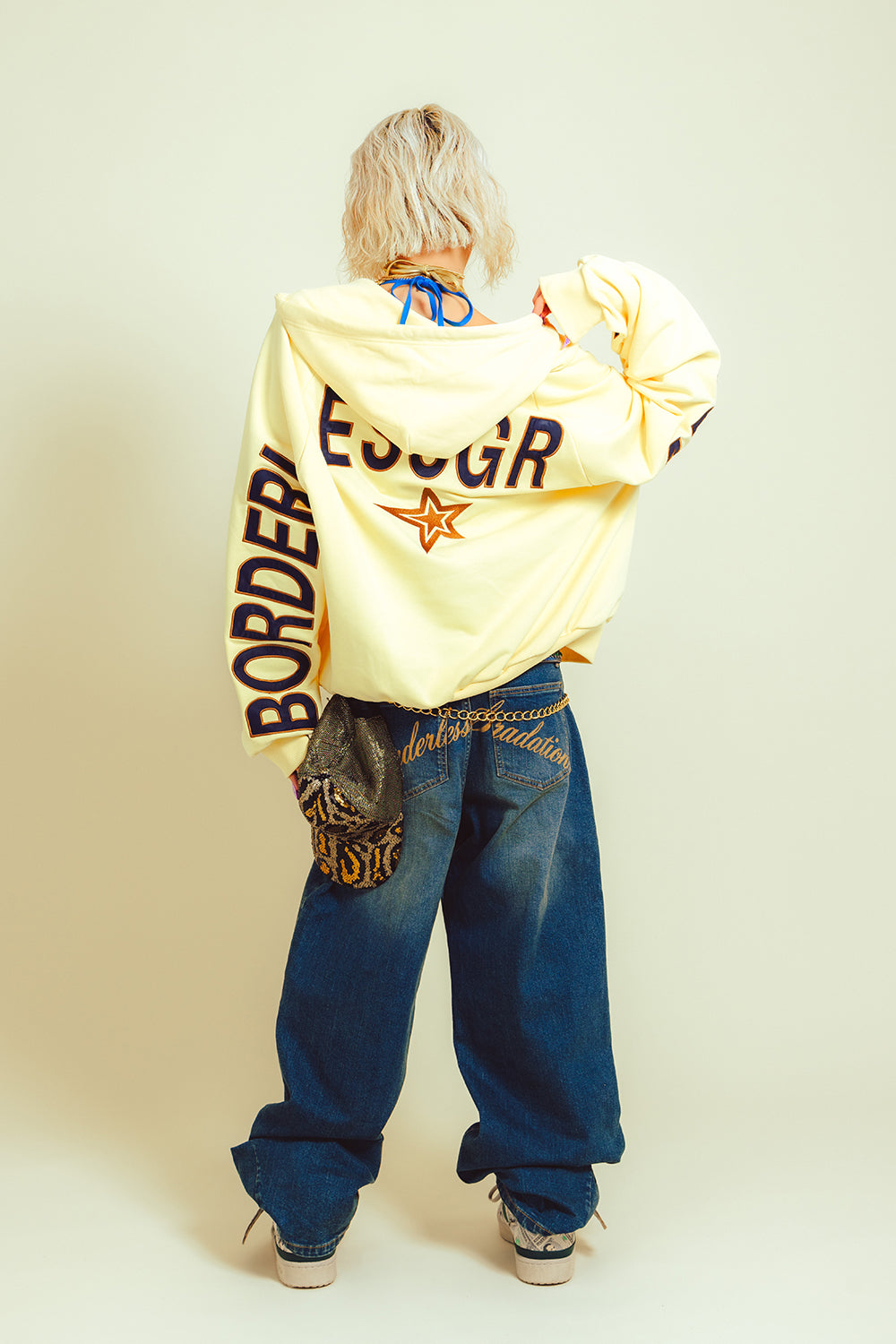 BACK BIG LOGO BG ZIP HOODIE