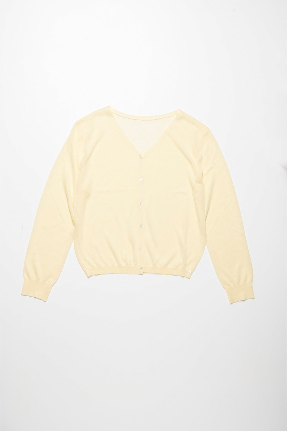 シアーVネックカーディガン