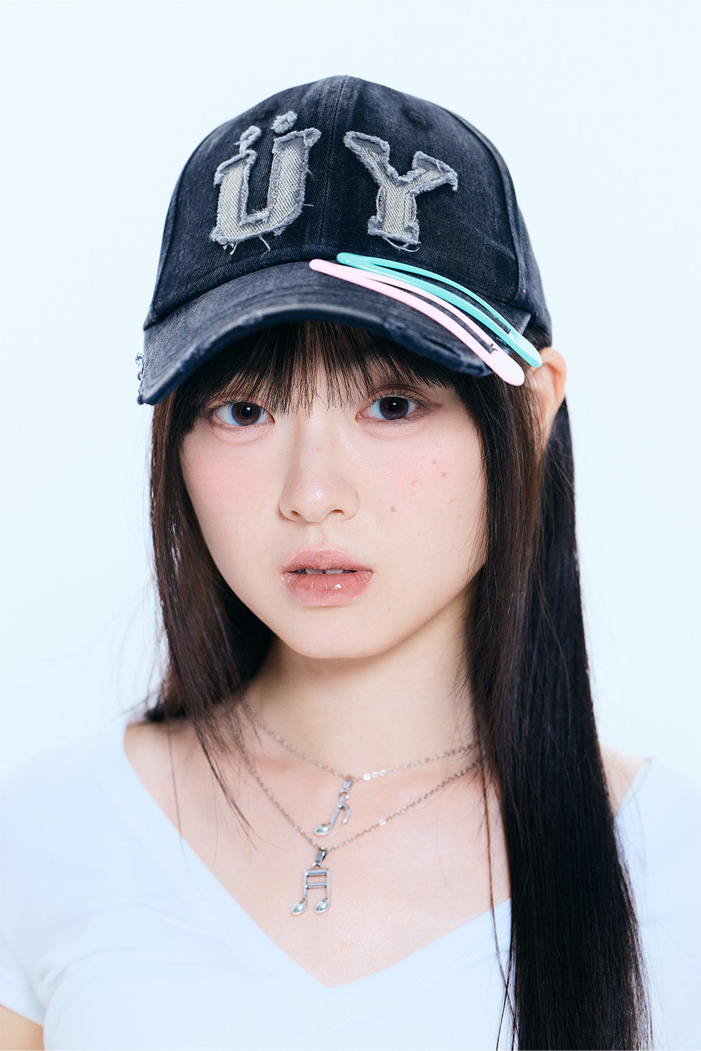 Pin set Patchwork cap (BLACK)