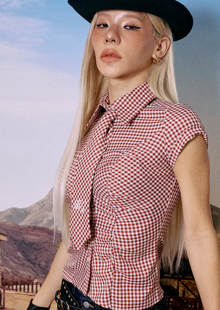 COMPACT GINGHAM CHECK SHIRT