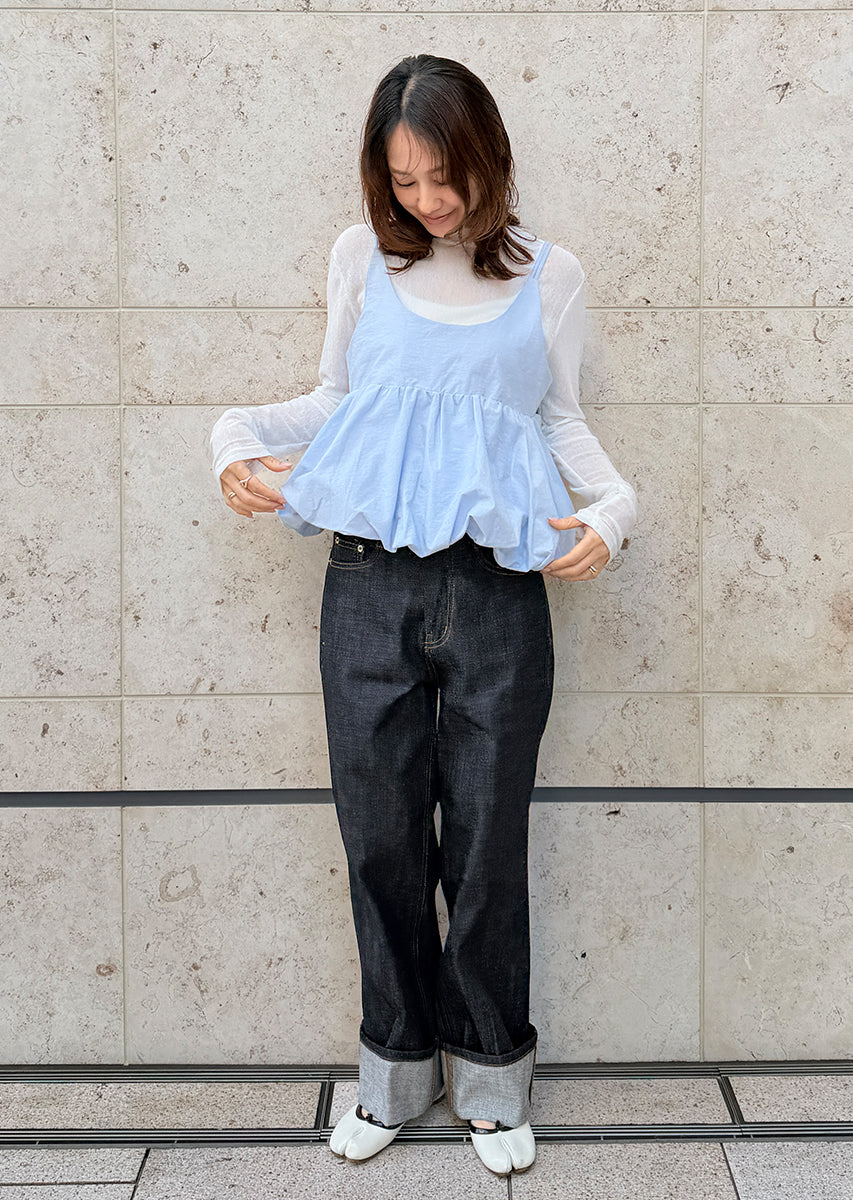 バルーンキャミレイヤードトップス