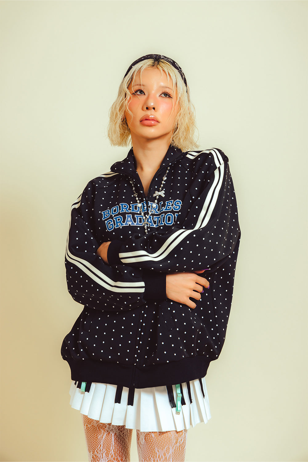 BORDERLESS GRADATION TRACK JACKET