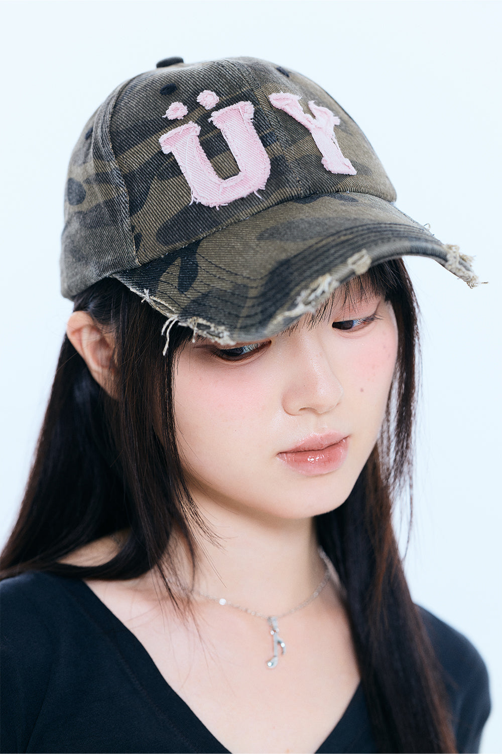 Pin set Patchwork cap＋pouch (CAMO)