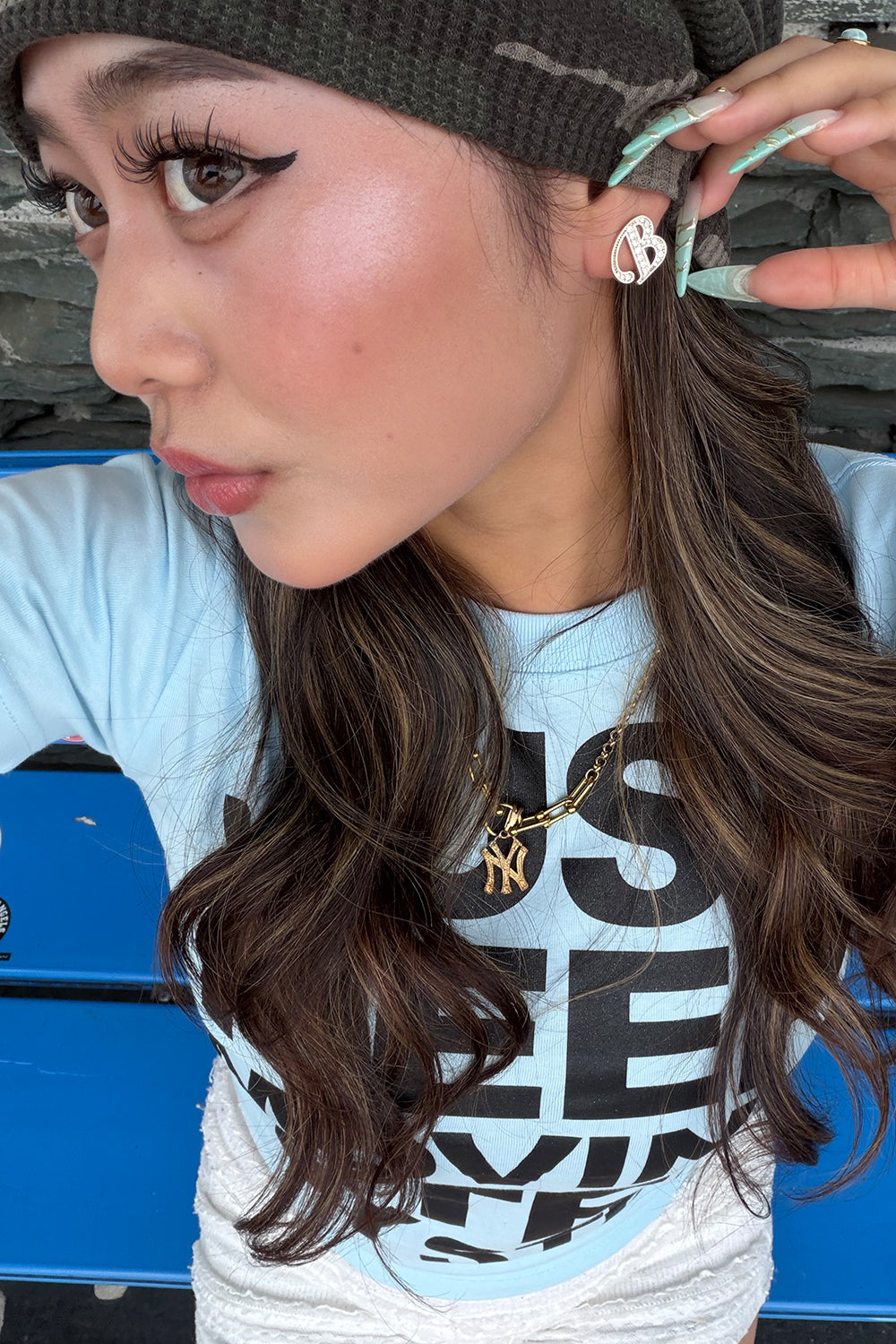 B ICON EARRRINGS