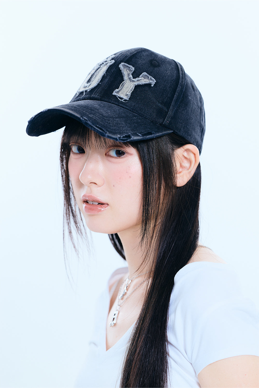 Pin set Patchwork cap (BLACK)