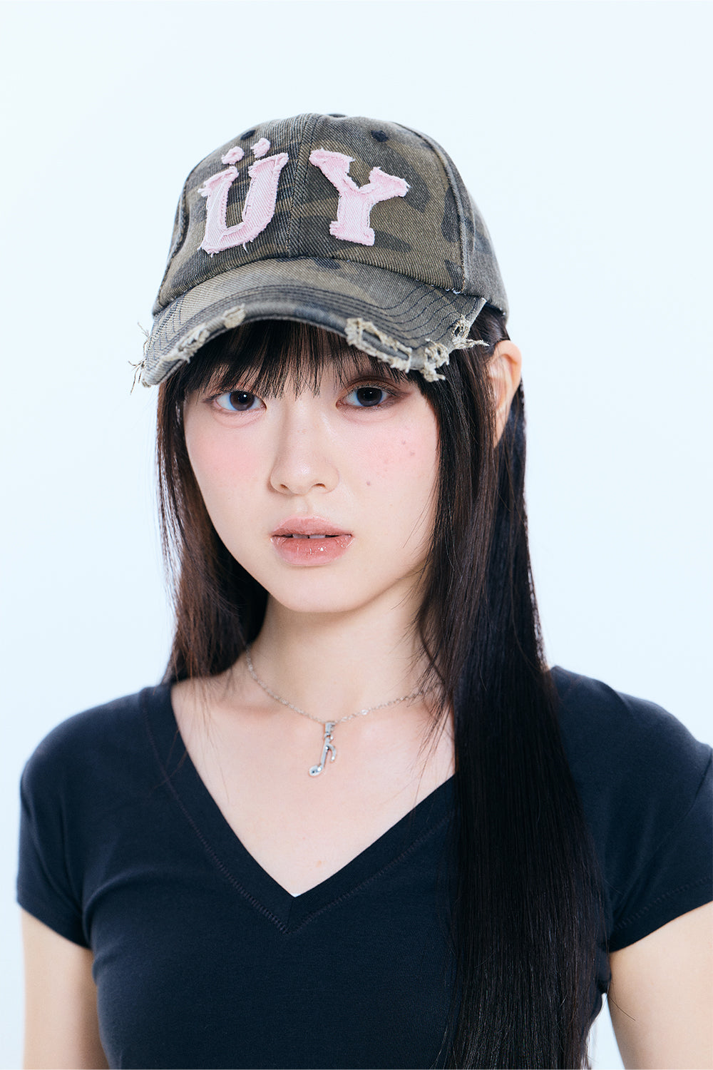 Pin set Patchwork cap＋pouch (CAMO)