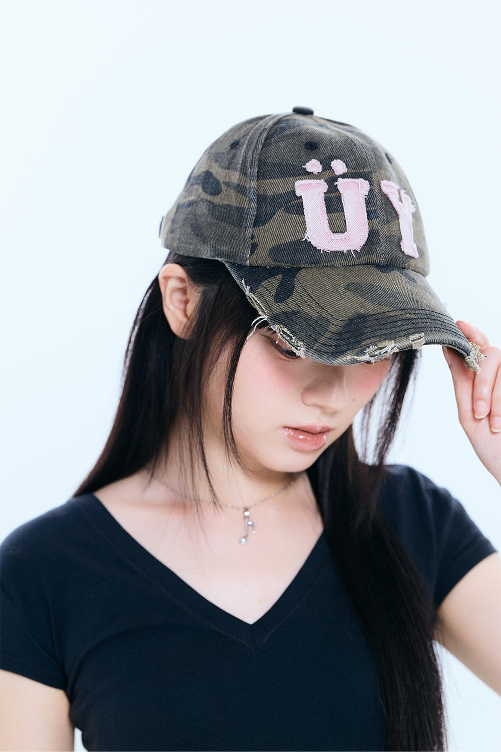 Pin set Patchwork cap＋pouch (CAMO)