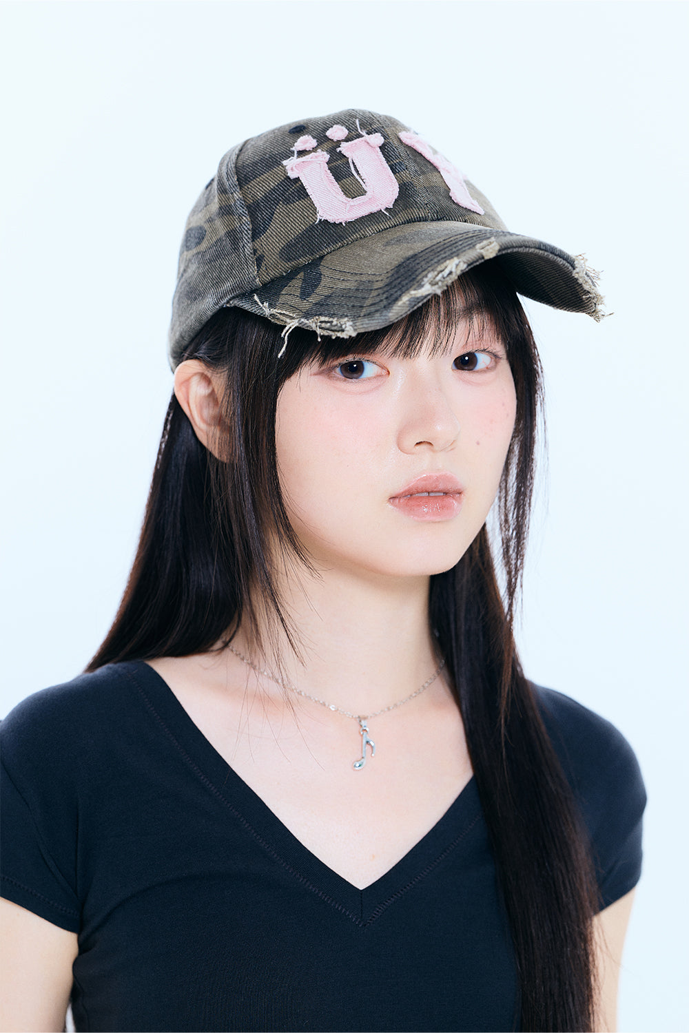Pin set Patchwork cap＋pouch (CAMO)