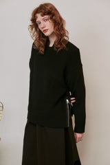 side zipper knit