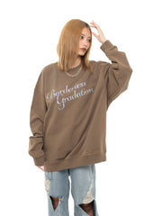 BORDERLESS GRADATION LOGO PULLOVER