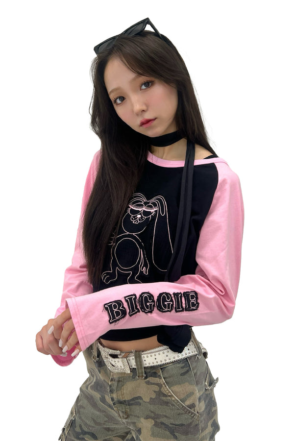 BIGGIE EMBROIDERED PATCH PULLOVER