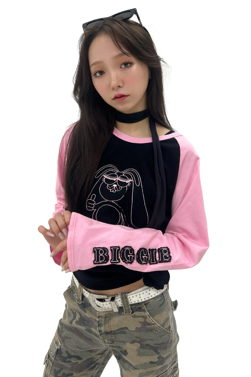 BIGGIE EMBROIDERED PATCH PULLOVER