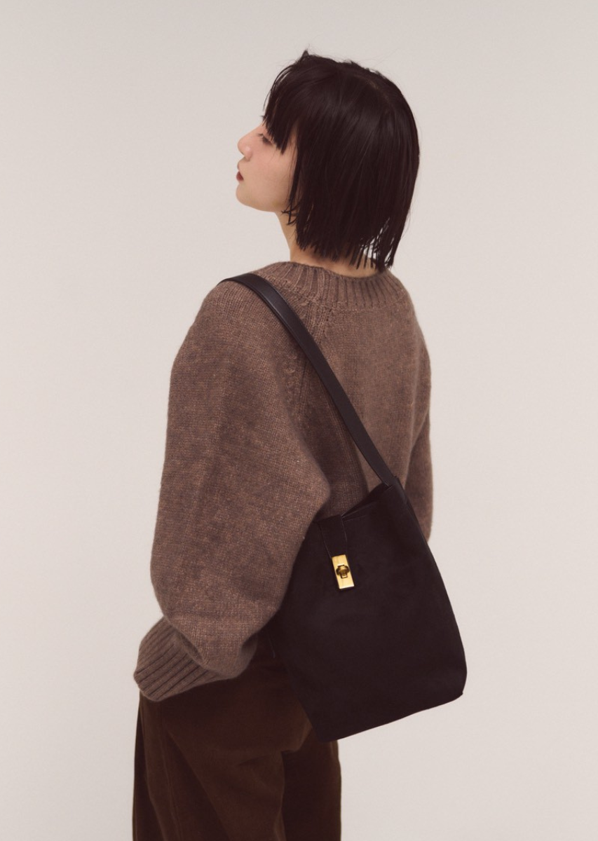 フェイクスエードスクエアバッグ