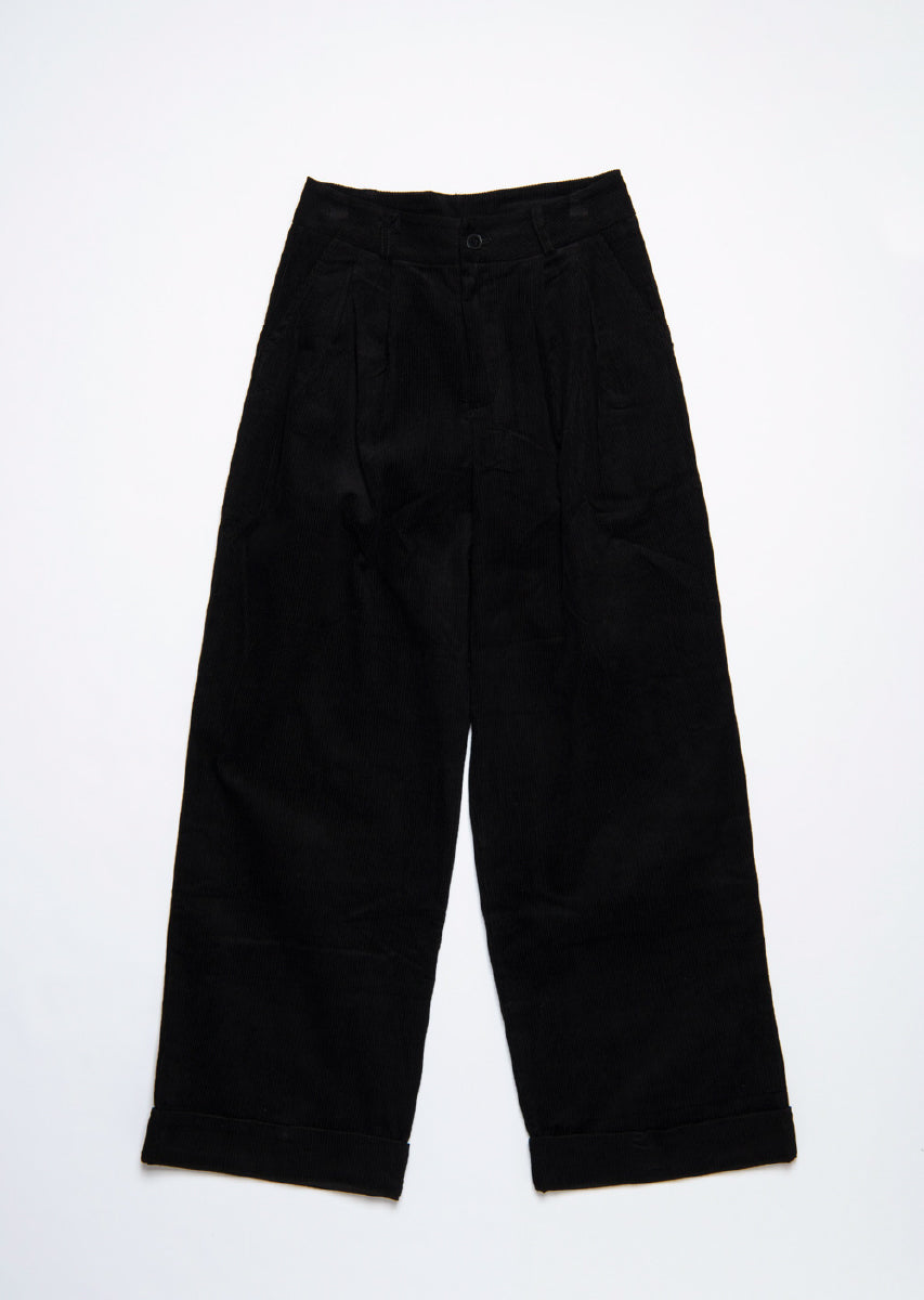 コーデュロイワイドパンツ