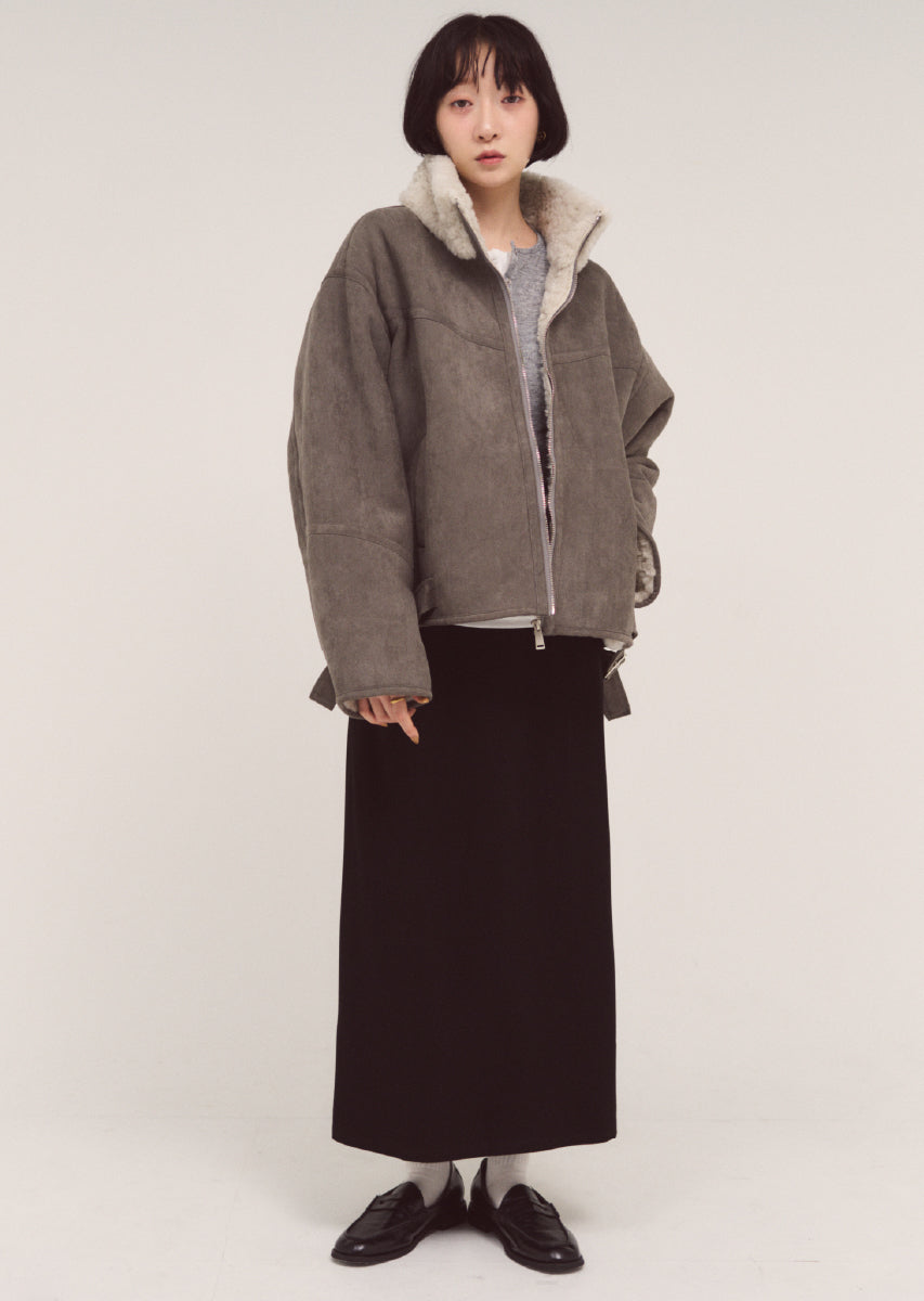 ウォームジャージートレートロングスカート