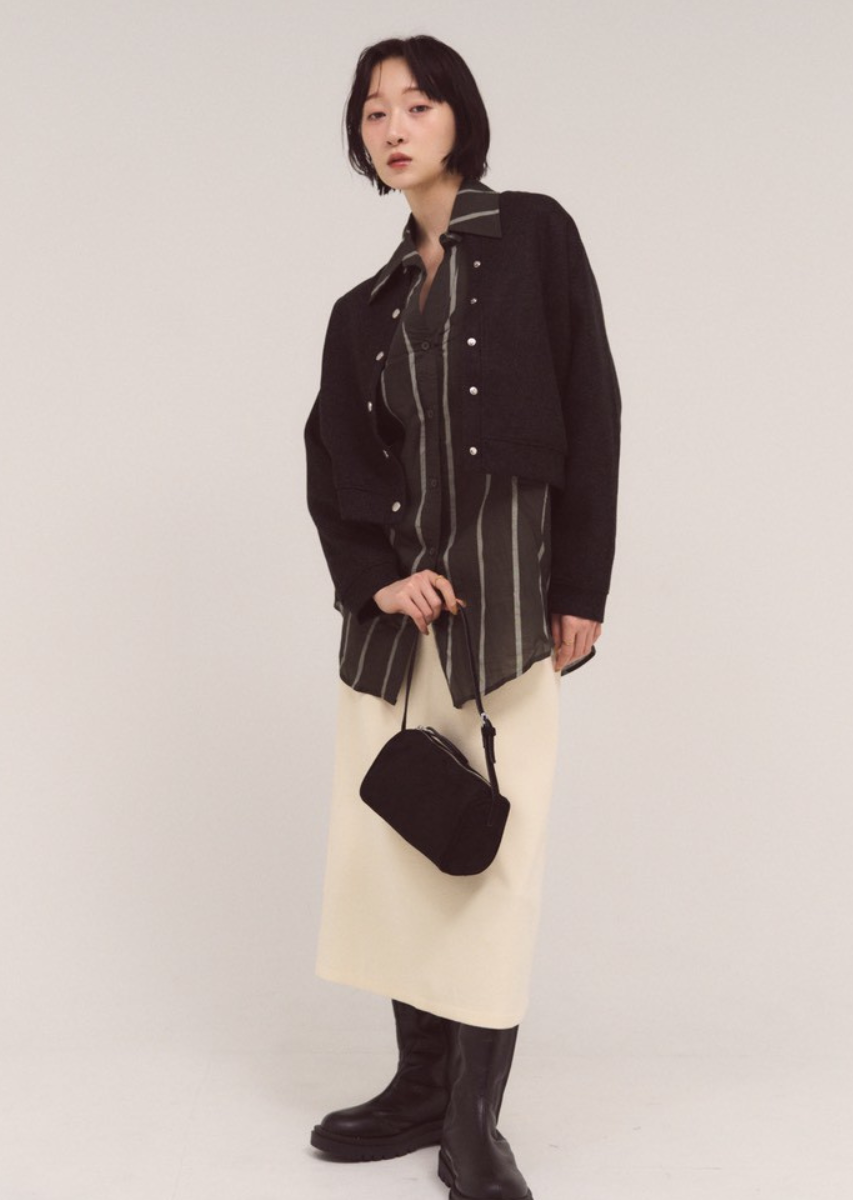 フェイクスエードミニボストンBAG