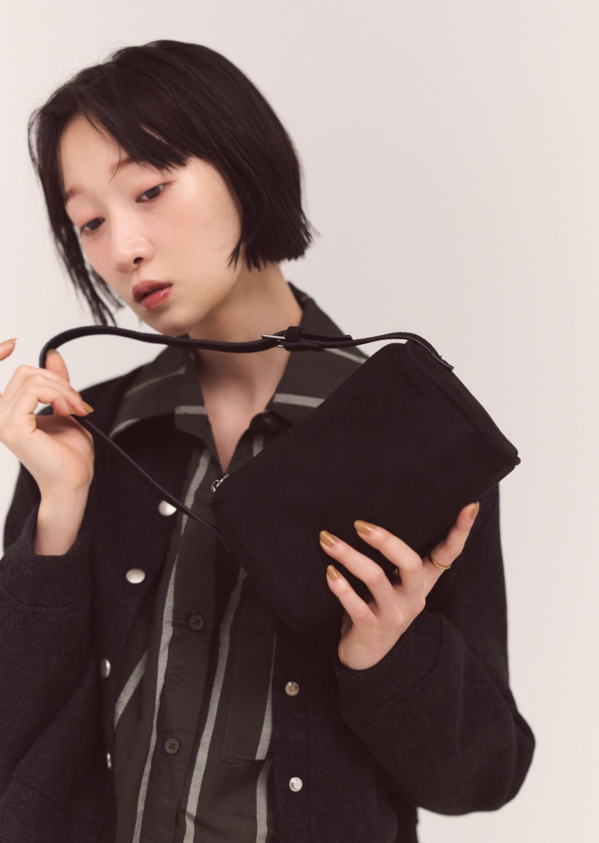 フェイクスエードミニボストンBAG