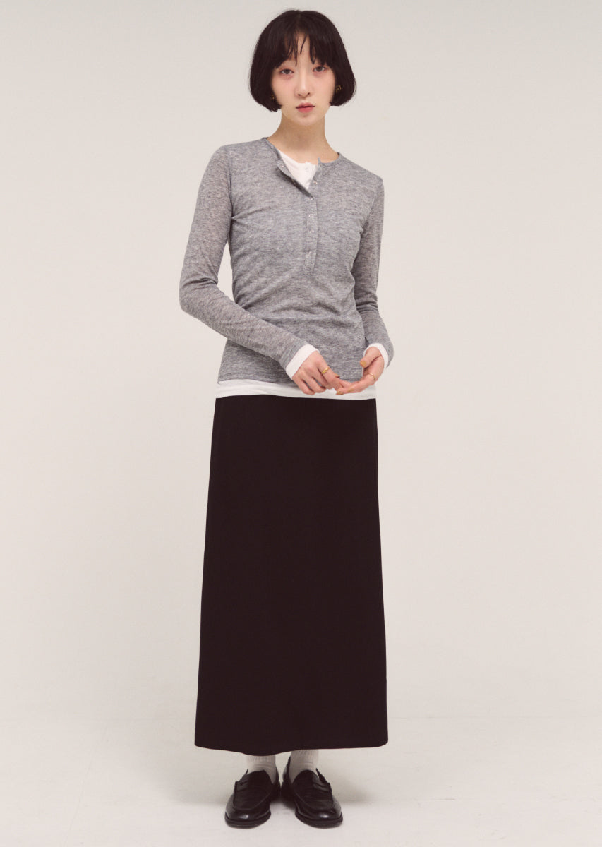 ウォームジャージートレートロングスカート