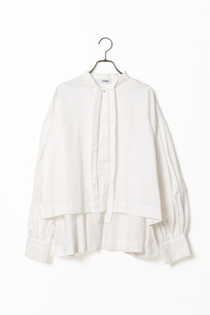 band collar shirt