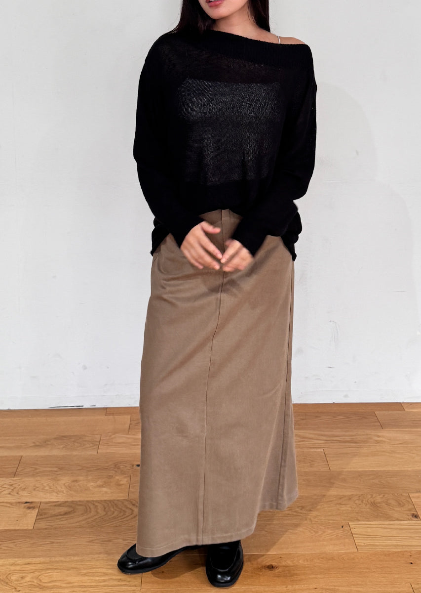 オフショルニットトップス