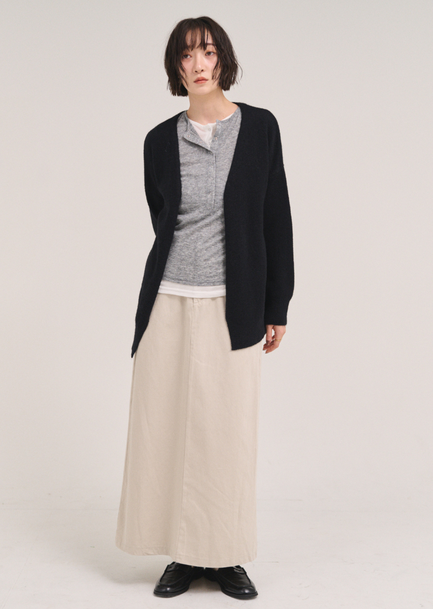 ベーシックオーバーカーディガン