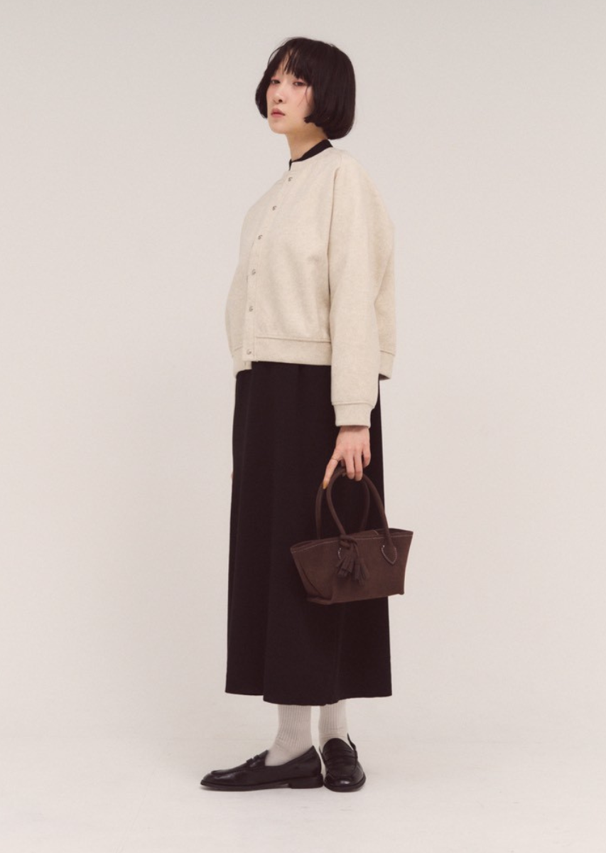 フェイクスエードタッセルトートBAG