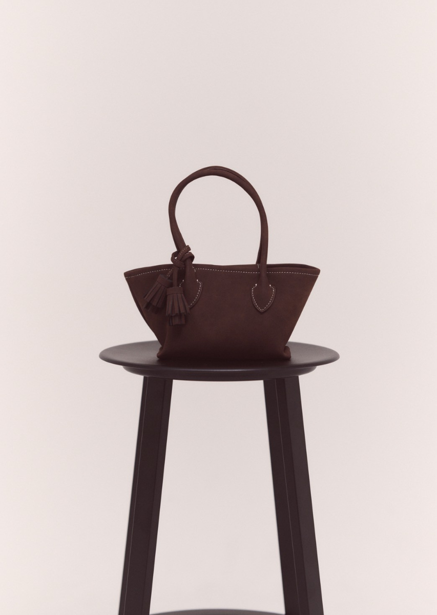 フェイクスエードタッセルトートBAG