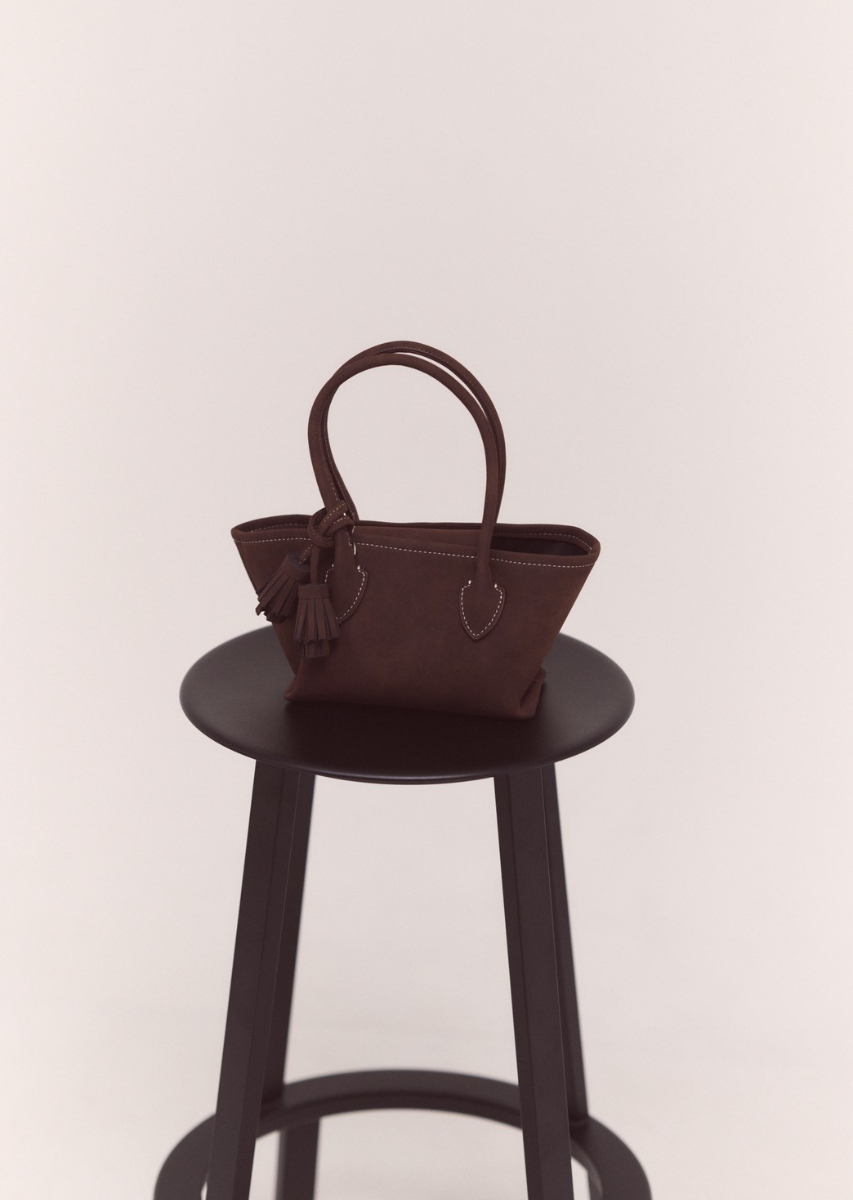フェイクスエードタッセルトートBAG