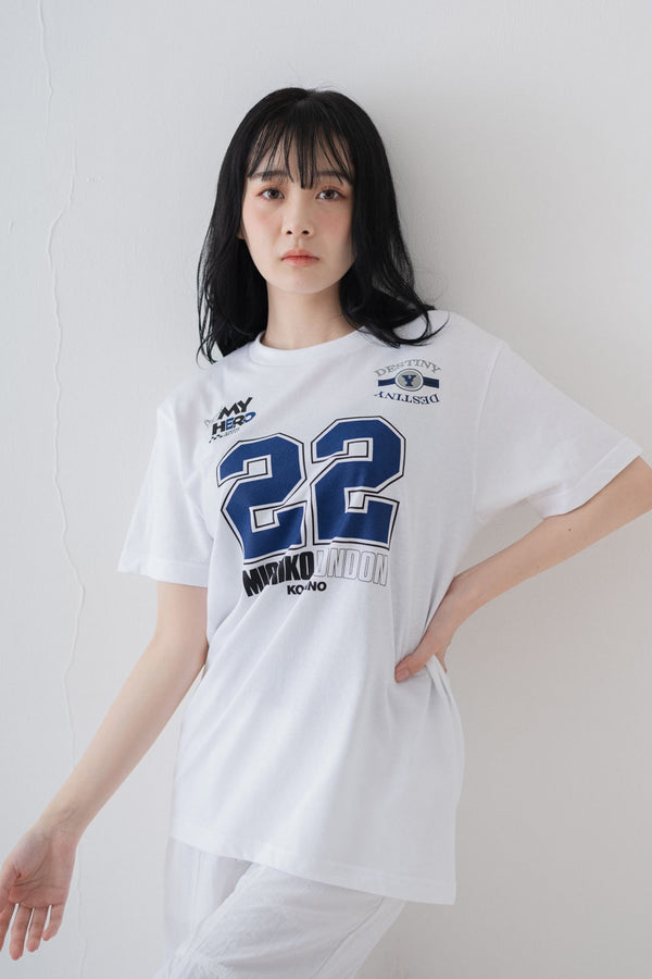 【横山結衣×MICHIKO LONDONコラボ】 ナンバーキャットTシャツ